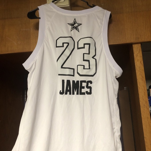 🐶Lebron James ASG 2018 Cleveland Cavaliers Jersey - Picture 2 of 4